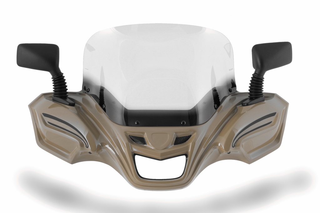 Yamaha Titanium Bronze VIPAIR Windshield for Grizzly 700